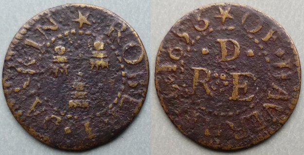 Haverhill, Robert Darkin 1656 farthing
